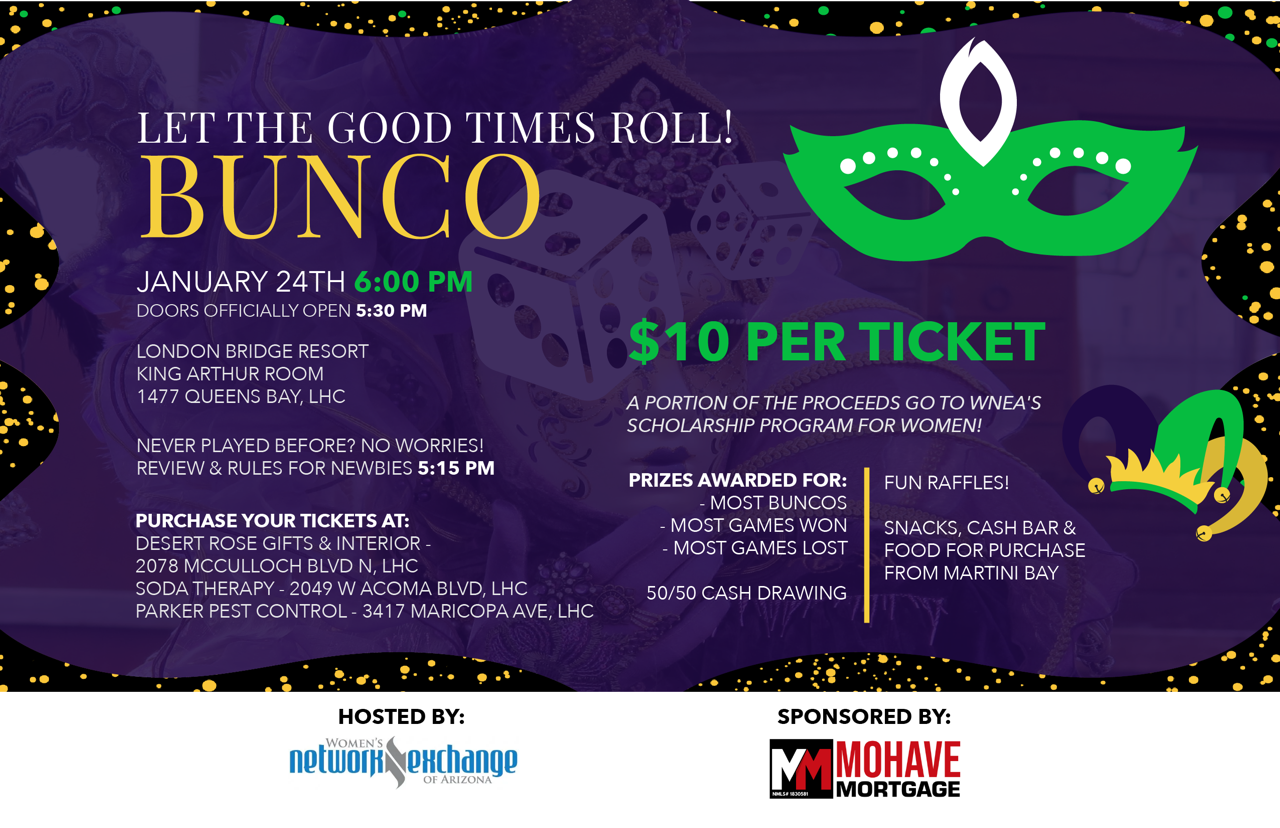 Let the Good Times Roll Bunco!